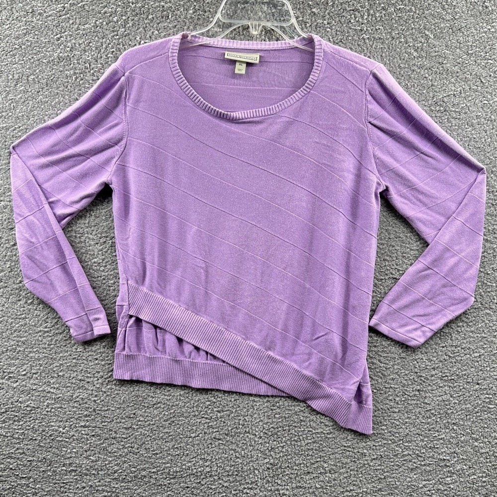 Womens Sweater XL Asymmetrical Minimalist Elevated Basics Relaxed Layering Cozy